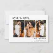 Elegant Save the Date 4 Foto Einfach (Vorderseite)