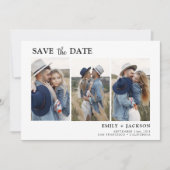 Elegant Save the Date 4 Foto Einfach (Vorderseite)
