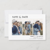 Elegant Save the Date 4 Foto Einfach (Vorderseite)