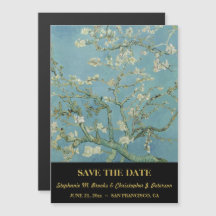 Elegant Save the Date "Almond Blossom" Version 2
