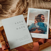 Elegant Save the Date Einladen mit Foto Einladung