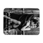 Elegant Save the Date Magnet | Skript (Horizontal)