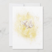 Elegant Save the Date mit Bride und Groom Gazebo Einladung (Rückseite)