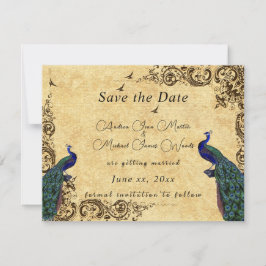 Elegant Save the Date Schöne Friedenstruppen