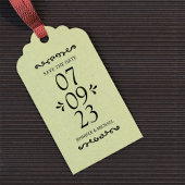 Elegant Save the Date Wedding Gummistempel