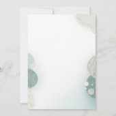 Elegant Save the Date Wedding Invitation (Rückseite)