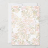 Elegant Save the Date Wedding Invitation Card Einladung (Rückseite)