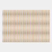 Elegant Scandi Christmas Gold & Black Geschenkpapier Set (Vorderseite 2)