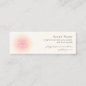 Elegant Scent Sample Fragrance Mini Tester Card Visitenkarte (Vorderseite)
