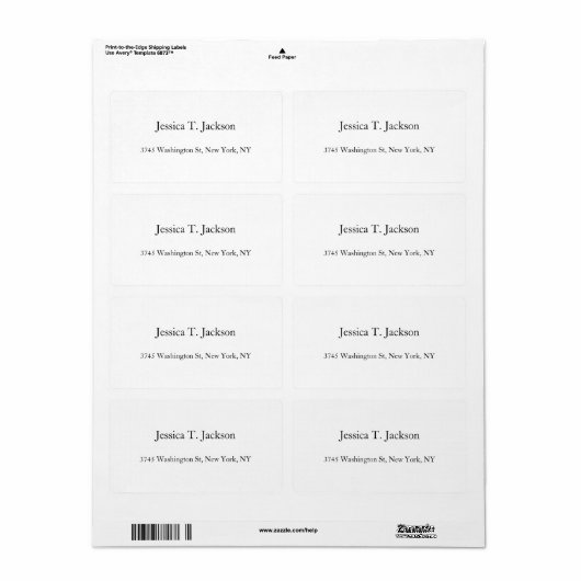 Elegant Schlicht Einfach Beruflich (Vorne)