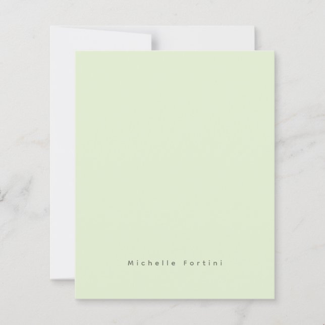 Elegant Schlicht Einfach Minimalistisch (Vorderseite)