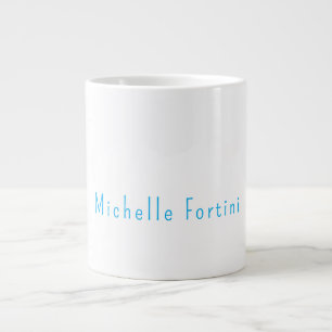 Elegant Schlicht Einfach Minimalistisch Jumbo-Tasse