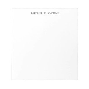 Elegant Schlicht Einfach Minimalistisch Notizblock