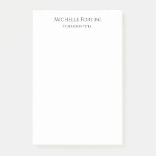 Elegant Schlicht Einfach Minimalistisch Post-it Klebezettel