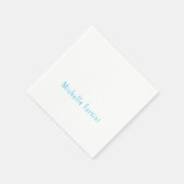 Elegant Schlicht Einfach Minimalistisch Serviette (Ecke)