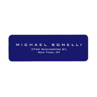 Elegant Schlicht Midnight Blue
