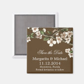 elegant schön und einfach speichern Sie die Dattel Magnet (Vorderseite/Rückseite)