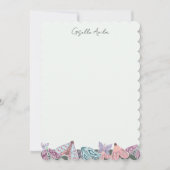 Elegant Schöne Pastellfarben handbemalt Twilight M Einladung (Vorderseite)
