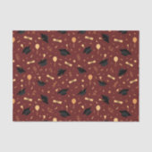 Elegant School Abschluss Thema Burgundy  Seidenpapier (Vorderseite)