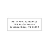 Elegant Schreibwriter Permastempel (Design)