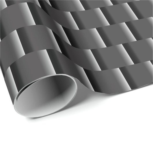 Elegant Schwarz bis Grau ombre kleine Abstrakt Geschenkpapier (Rolleneckpunkt)