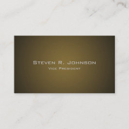 Elegant Schwarz bis Tan Ombre Custom Business Card Visitenkarte