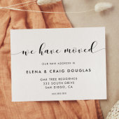 Elegant Schwarz und Weiß Wir haben die Ankündigung