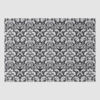 Elegant Schwarz-weiß Damask