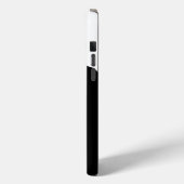 Elegant Schwarz-weiß Tuxedo Mens Case-Mate iPhone Hülle (Rückseite / Links)