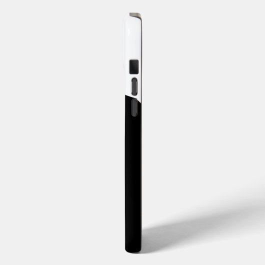 Elegant Schwarz-weiß Tuxedo Mens Case-Mate iPhone Hülle (Rückseite / Links)