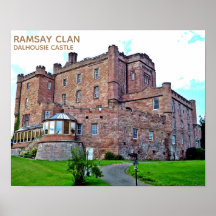 Elegant Scottish Ramsay Clans Dalhousie Castle