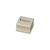 Elegant Scratched Lettering Vampire Halloween Gummistempel (Stempel)