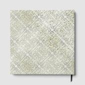 Elegant Scribble Pattern Gästebuch (Rückseite)