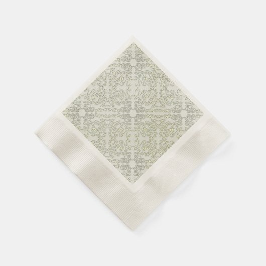 Elegant Scribble Serviette (Ecke)