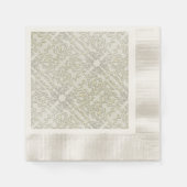 Elegant Scribble Serviette (Vorderseite)