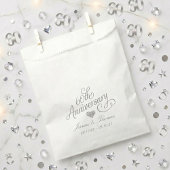 Elegant Script 60th Diamond Wedding Anniversary Geschenktütchen