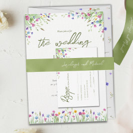 Elegant Script Bride Groom Names grün Satinband