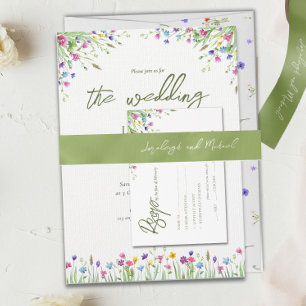 Elegant Script Bride Groom Names grün Satinband