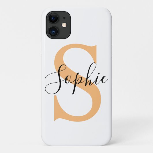 Elegant Script Custom Name Personalized Gift Case-Mate iPhone Hülle (Rückseite)