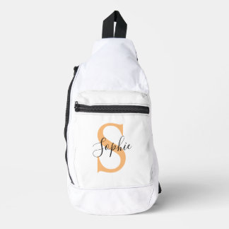 Elegant Script Custom Name Personalized Gift Crossbody Bag