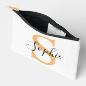 Elegant Script Custom Name Personalized Gift Zubehörtasche (Offen)