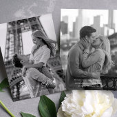 Elegant Script Font Photo Save the Date