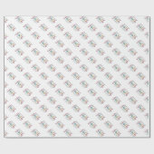 Elegant Script For We Walk By Faith Not By Sight Geschenkpapier (Flach)