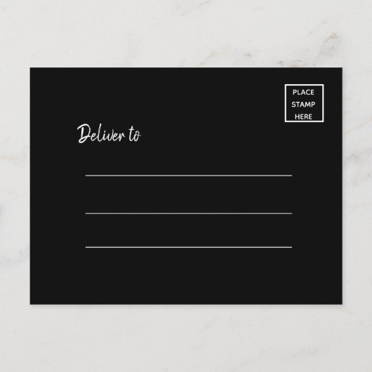 Elegant Script Foto Thank You Graduation Postkarte (Rückseite)