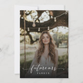 Elegant Script Future Mrs. Brautparty Foto Einladung (Vorderseite)