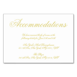 Elegant Script Island Citrus Accommodation Cards Tischnummer
