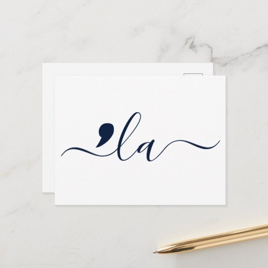 Elegant Script Kamala Harris für Präsident Postkarte (Vorderseite/Rückseite Beispiel)