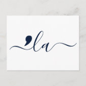 Elegant Script Kamala Harris für Präsident Postkarte (Vorderseite)