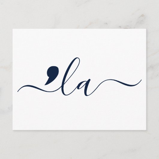 Elegant Script Kamala Harris für Präsident Postkarte (Vorderseite)