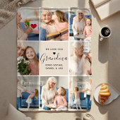 Elegant Script Love You Grandma Photo Collage Sherpadecke